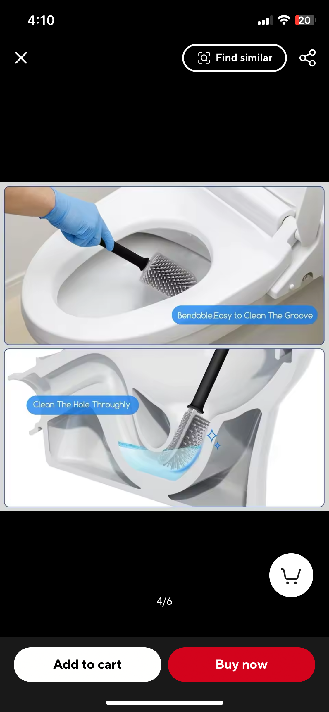 Long Handle Toilet Brush, Household Washing Toilet Cleaning Brush, Wall Mounted Toilet Brush Cleaner Long Handle Toilet Brush, Household Washing Toilet Cleaning Brush, Wall Mounted Toilet Brush Cleaner